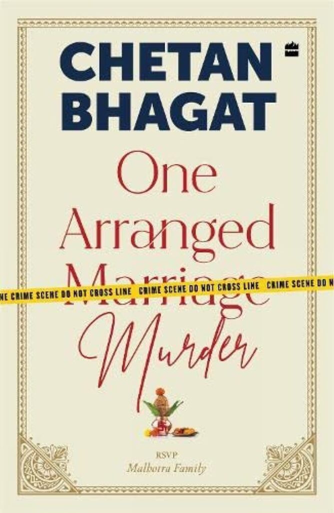 One Arranged Murder by Chetan Bhagat book cover